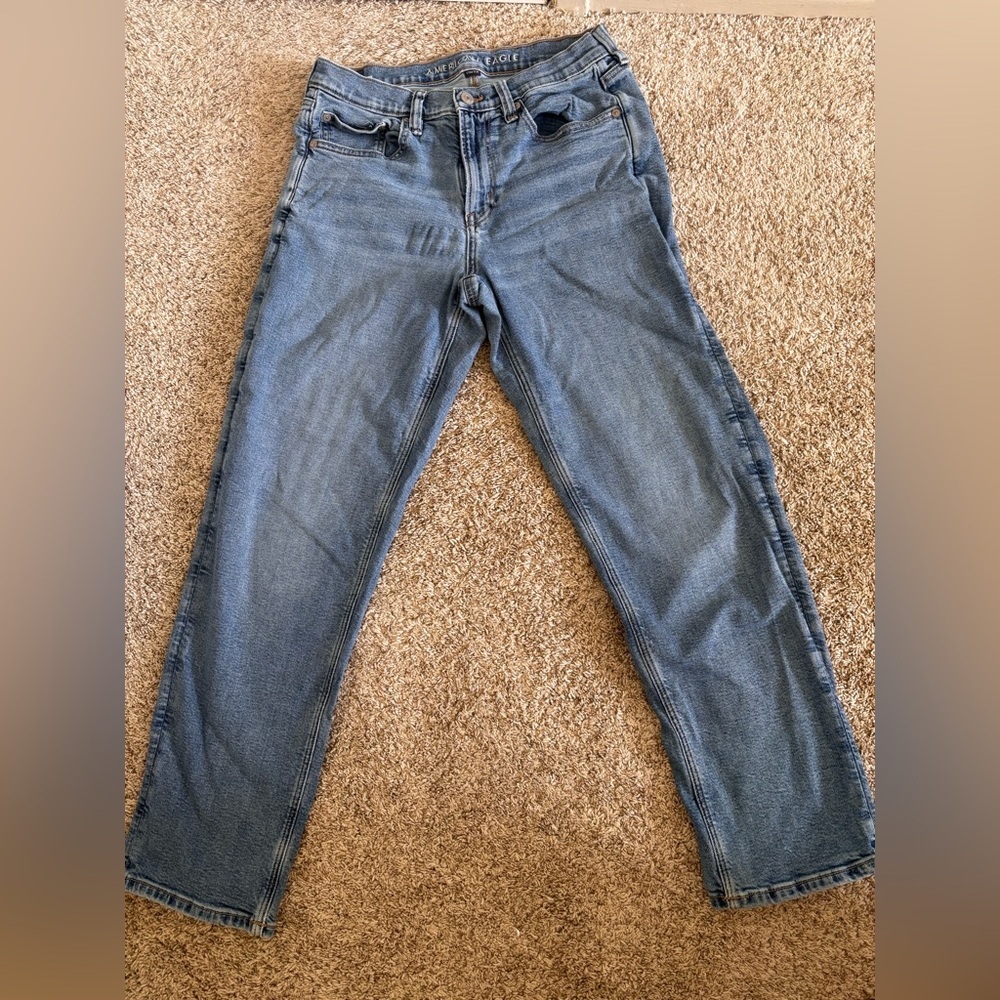 Straight leg jeans
